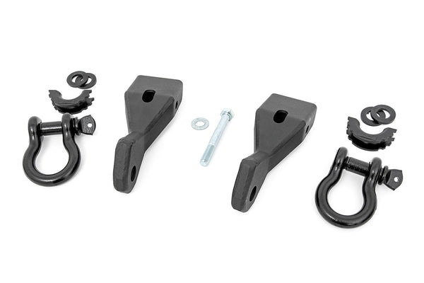 Rough Country - Tow Hook Brackets - D-Ring Combo - Chevy/GMC 1500 (07-13)