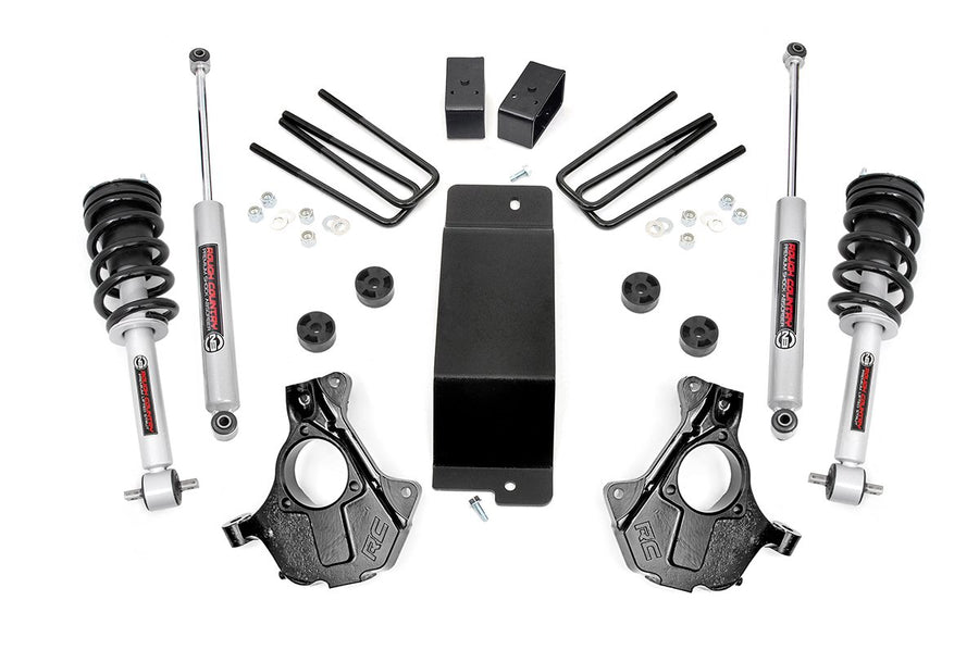Rough Country - 3.5 Inch Lift Kit - Cast Steel LCA - FR N3 - Chevy/GMC 1500 (14-18 & Classic)