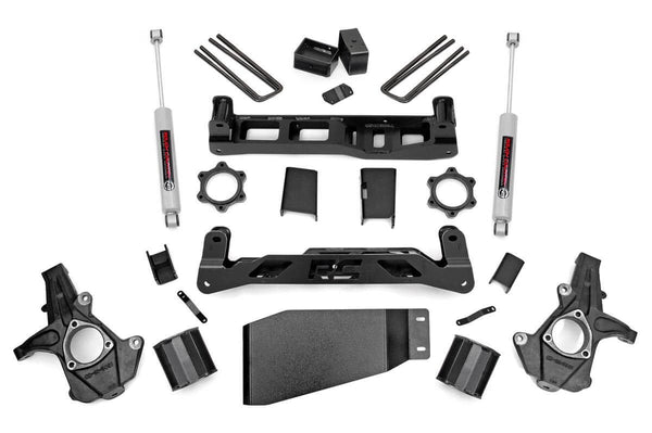 Rough Country - 5 Inch Lift Kit - Chevy Silverado & GMC Sierra 1500 4WD (2007-2013)