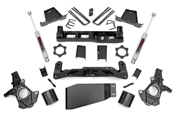 Rough Country - 6 Inch Lift Kit - Chevy Silverado & GMC Sierra 1500 4WD (2007-2013)
