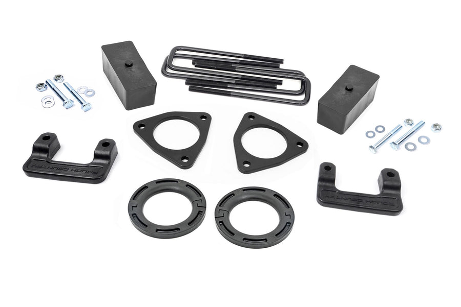 Rough Country - 2.5 Inch Leveling Kit - Stamped Steel - Chevy/GMC Sierra 1500 (16-18)/Silverado 1500 (07-18)