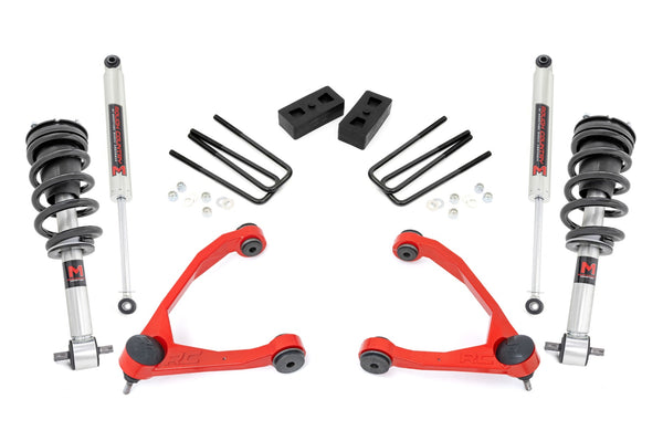 Rough Country - 3.5 Inch Lift Kit - Cast Steel - M1 Strut - Chevy/GMC 1500 (07-13)