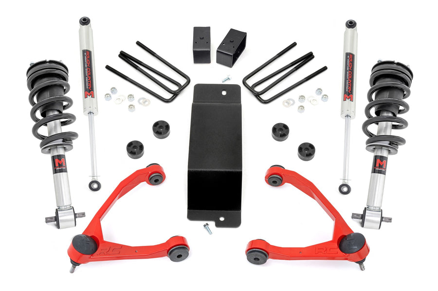 Rough Country - 3.5 Inch Lift Kit - UCA - M1 Struts - Chevy/GMC 1500 (07-13)