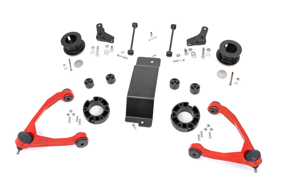 Rough Country - 3.5 Inch Lift Kit - Forged UCAs - Chevy/GMC SUV 1500 2WD/4WD (2007-2020)