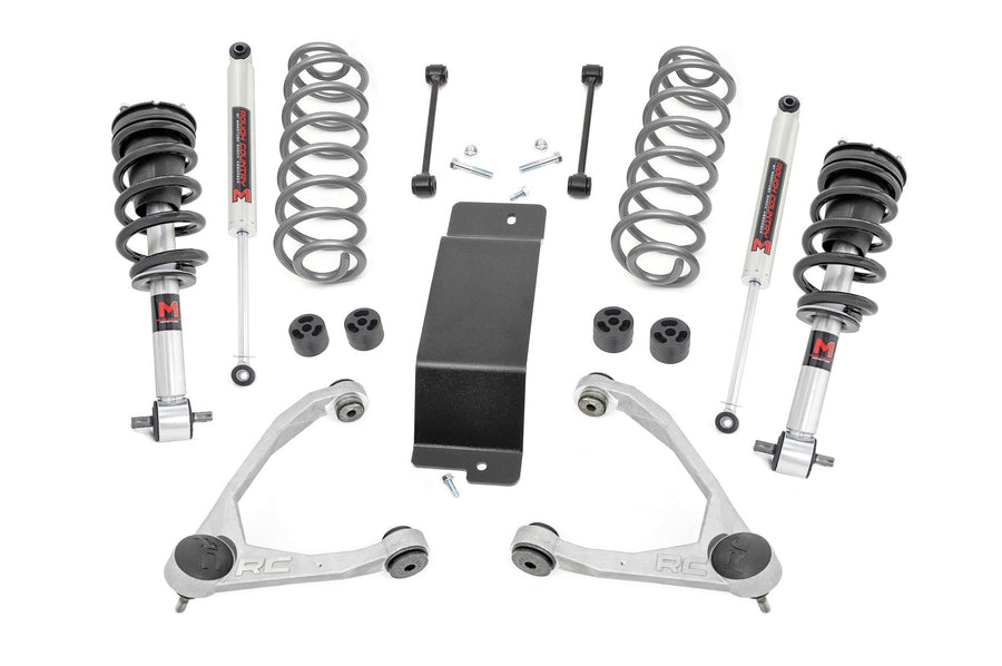 Rough Country - 3.5 Inch Lift Kit - M1 Struts - Forged UCAs - Chevy/GMC SUV 1500 2WD/4WD (2007-2020)
