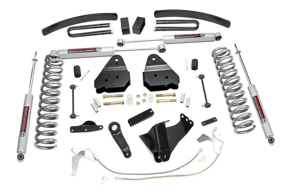 Rough Country - 6 Inch Lift Kit - Gas - Ford F-250/F-350 Super Duty 4WD (2008-2010)