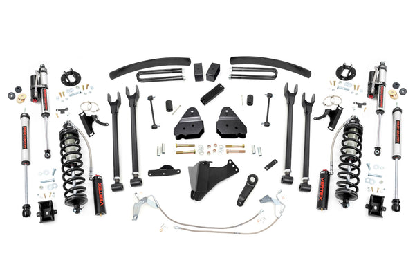 Rough Country - 6 Inch Lift Kit - Gas - 4 Link - C/O Vertex - Ford F-250/F-350 Super Duty (08-10)