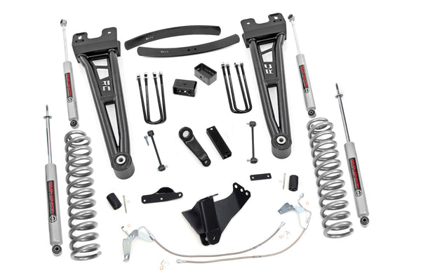 Rough Country - 6 Inch Lift Kit - Diesel - Radius Arm - Ford F-250/F-350 Super Duty (08-10)