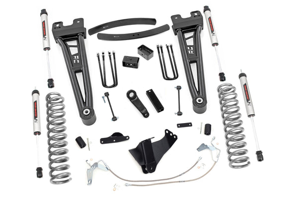Rough Country - 6 Inch Lift Kit - Diesel - Radius Arm - V2 - Ford F-250/F-350 Super Duty (08-10)