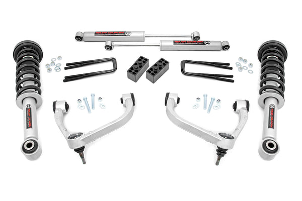 Rough Country - 3 Inch Lift Kit - N3 Struts - Ford F-150 4WD (2009-2013)