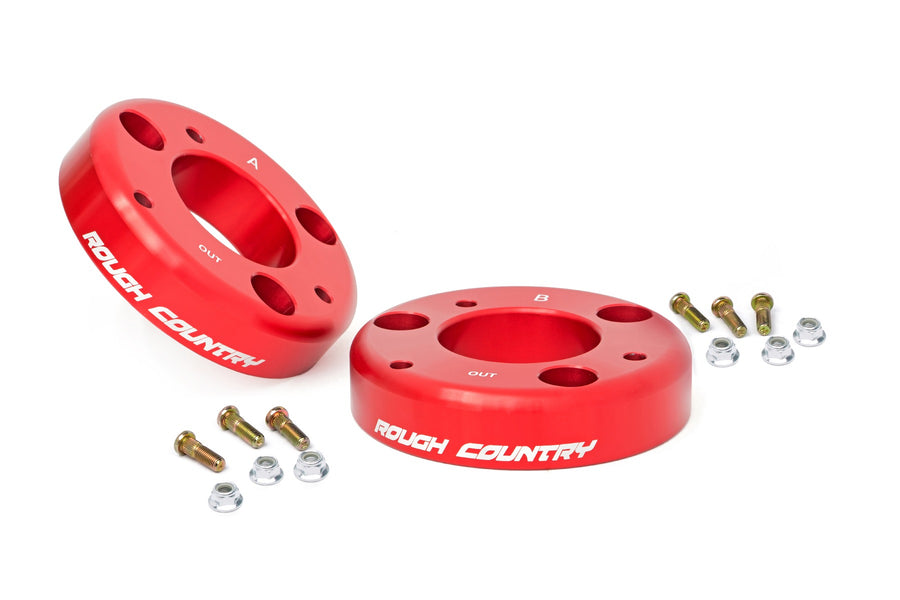 Rough Country - 2 Inch Leveling Kit - Red - Ford F-150 2WD/4WD (2009-2013)