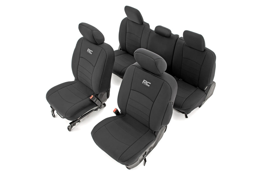 Rough Country - Seat Covers - FR Bucket RR Full Bench - Ram 1500/2500/3500 2WD/4WD (10-18)