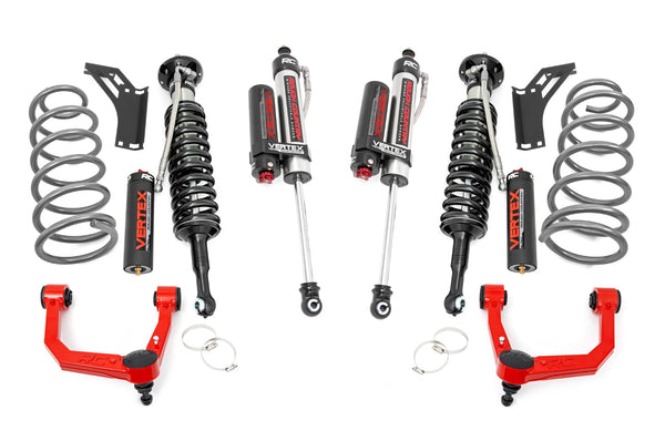 Rough Country - 3 Inch Lift Kit - Upper Control Arms - RR Coils - Vertex - Toyota 4Runner (10-24)