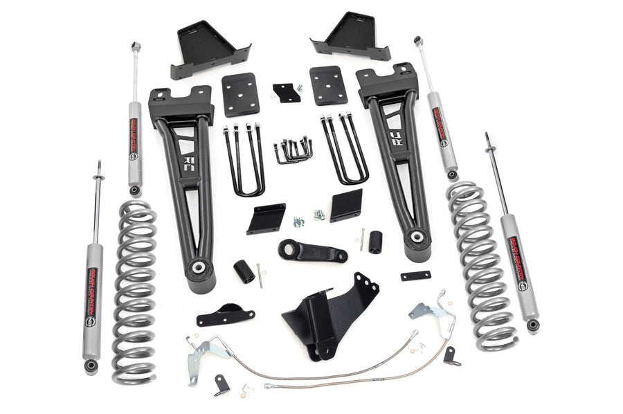 Rough Country - 6 Inch Lift Kit - Diesel - Radius Arm - No OVLD - Ford F-250 Super Duty (15-16)