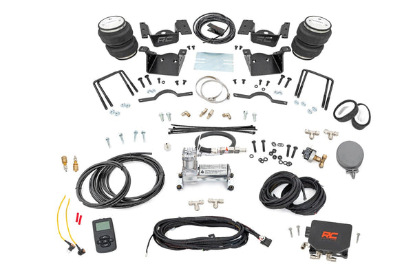 Rough Country - Air Spring Kit W/compressor - Wireless Controller - 0-7.5 In. Lift - Chevy/GMC 2500HD/3500HD (11-19)