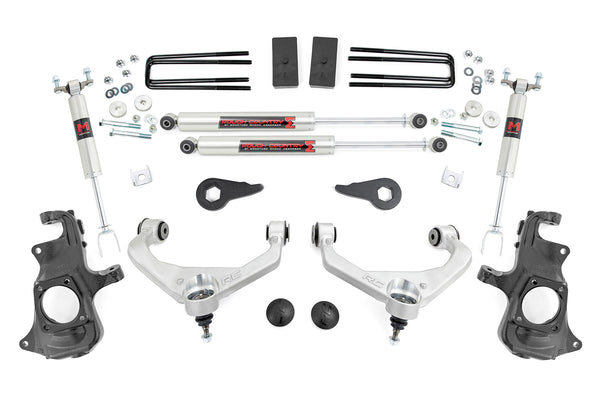 Rough Country - 3.5 Inch Knuckle Lift Kit - M1 - W/ Overloads - Chevy/GMC 2500HD/3500HD (11-19)