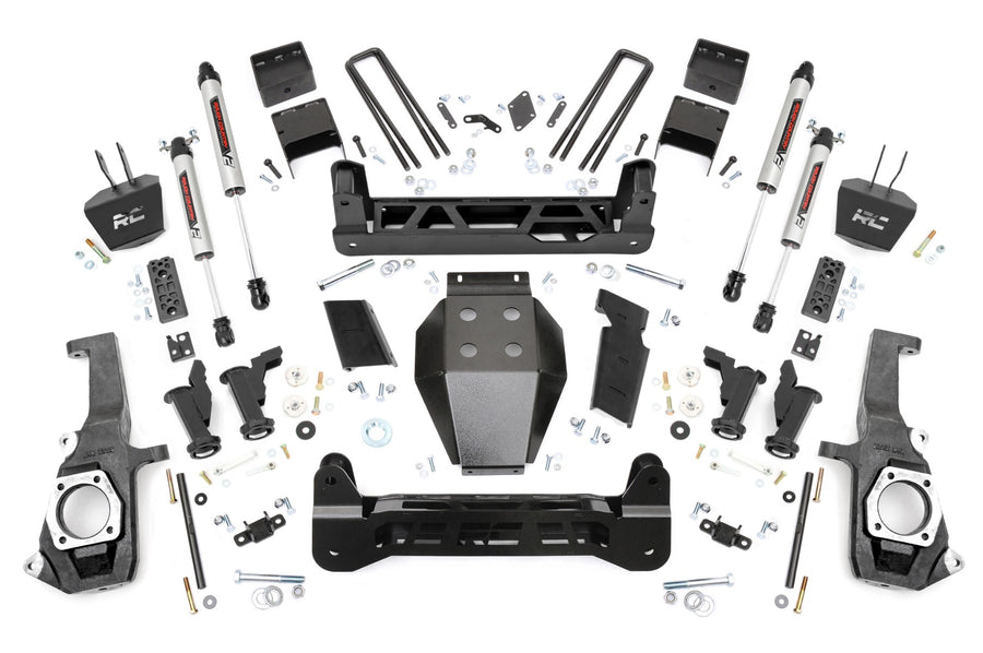 Rough Country - 7.5 Inch Lift Kit - Torsion Drop - V2 - Chevy/GMC 2500HD/3500HD (11-19)