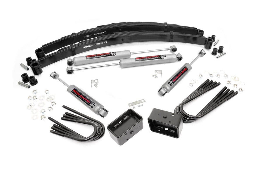 Rough Country - 2 Inch Lift Kit - RR Blocks - Chevy/GMC C10/K10 Truck & SUV/K5 Blazer (77-87)