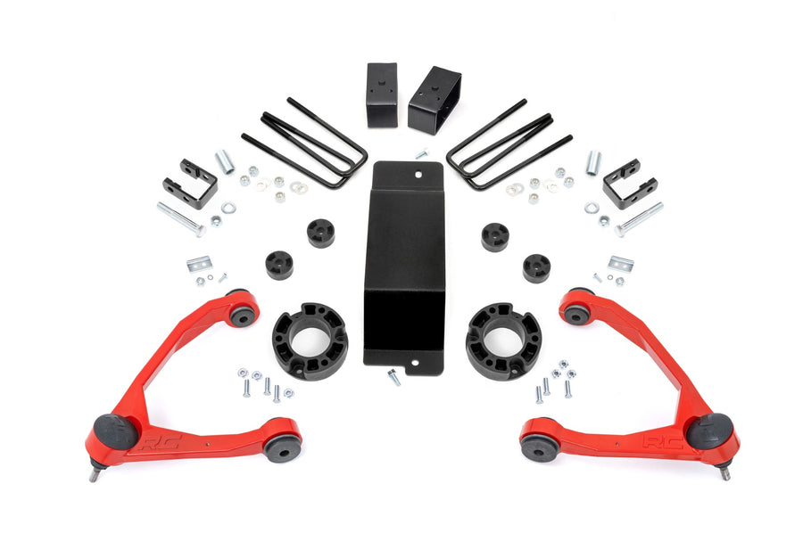 Rough Country - 3.5 Inch Lift Kit - Mag-ride - Alu/Cast Steel - GMC Sierra 1500 Denali (14-16)