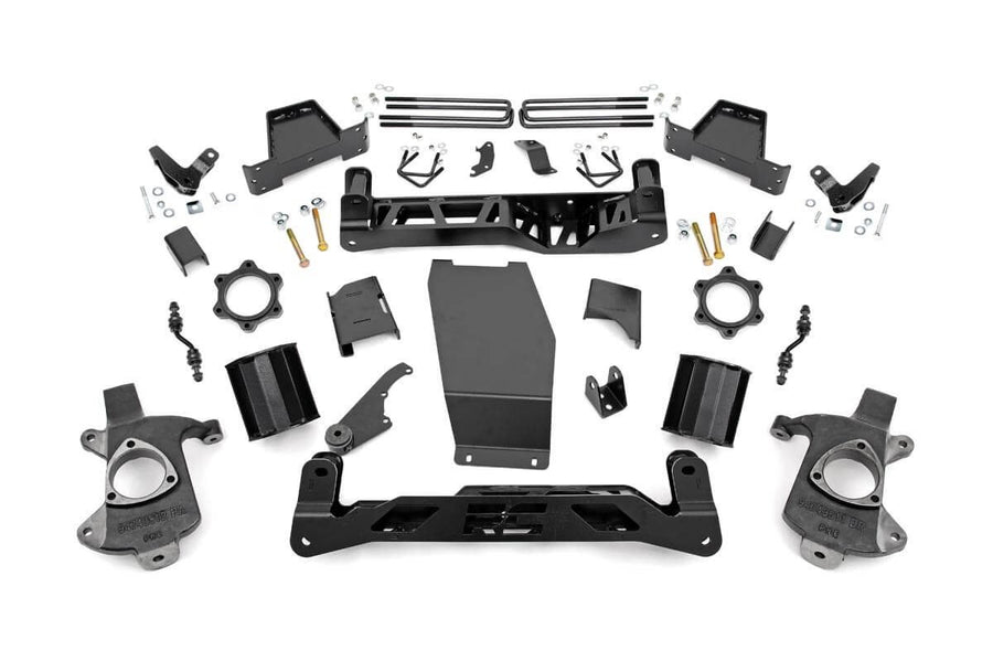 Rough Country - 6 Inch Lift Kit - Magneride - Alum/Stamp Steel - GMC Sierra 1500 Denali (14-18)