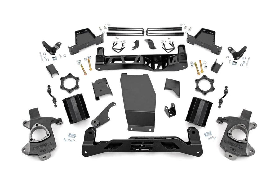 Rough Country - 7 Inch Lift Kit - Magneride - Alum - GMC Sierra 1500 Denali 4WD (2014-2016)