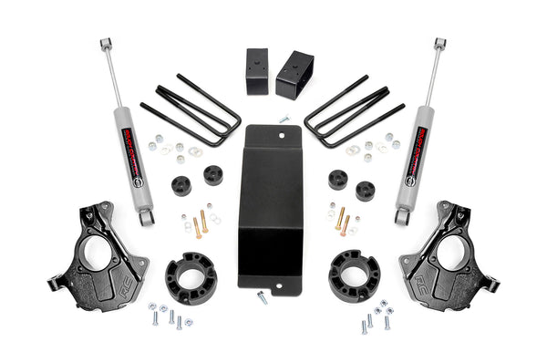 Rough Country - 3.5 Inch Lift Kit - Alum/Stamp Steel LCA - Chevy/GMC 1500 (14-18 & Classic)
