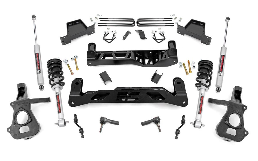 Rough Country - 7 Inch Lift Kit - Alu/Stamp Steel - N3 Strut - Chevy/GMC 1500 (14-18 & Classic)