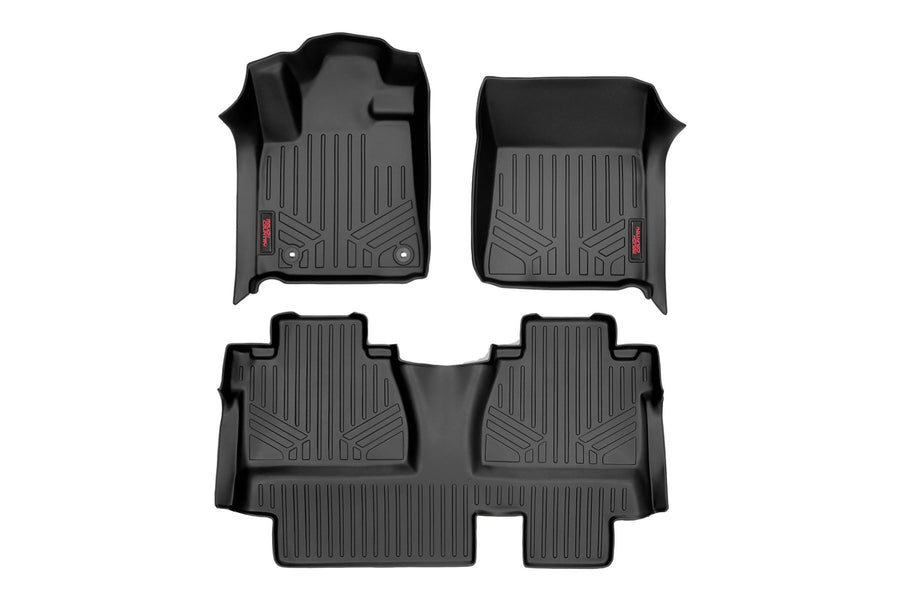 Rough Country - Floor Mats - FR & RR - Double Cab - Toyota Tundra 2WD/4WD (2014-2021)