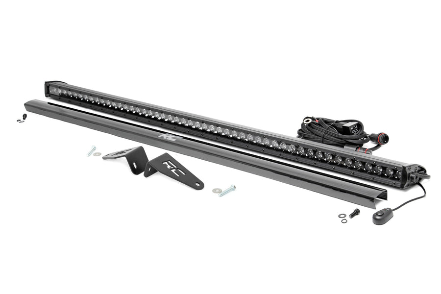 Rough Country - LED Light Kit - Rear Mount - 50 In. Black Pair - Polaris Ranger XP 1000