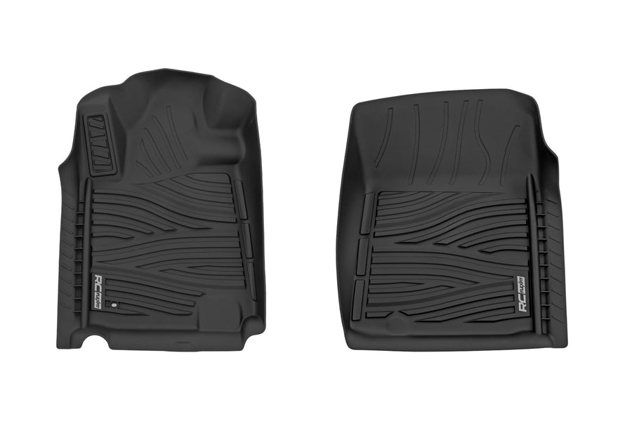 Rough Country - Floor Mats - FR - Double Cab - Toyota Tundra 2WD/4WD (2014-2021)