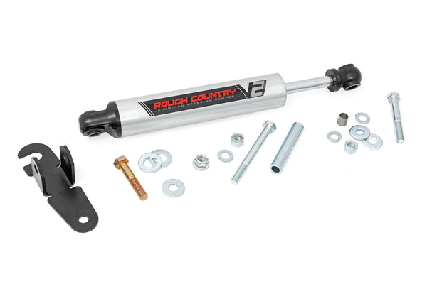 Rough Country - V2 Steering Stabilizer - Chevy/GMC 2500HD/3500HD (16-25)