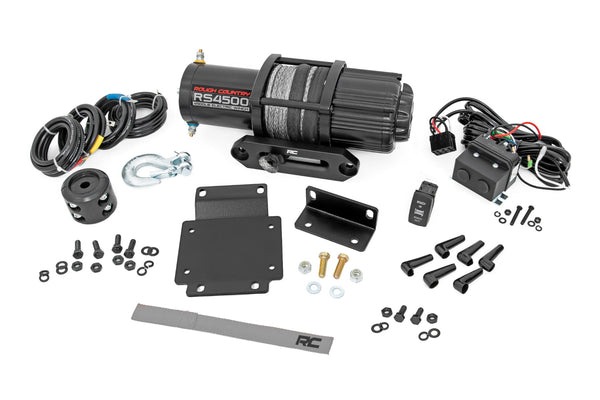 Rough Country - Winch Mount - RS4500S - Honda Pioneer 1000