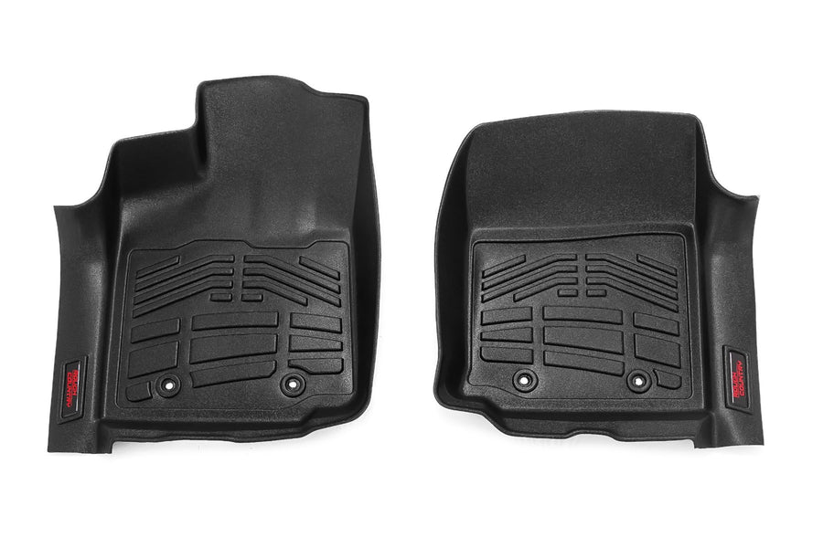 Rough Country - Sure-Fit Floor Mats - Front - Toyota Tacoma 2WD/4WD (2016-2023)