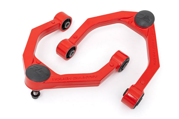 Rough Country - Red Forged Upper Control Arms - OE Upgrade - Nissan Titan XD 4WD (2016-2024)