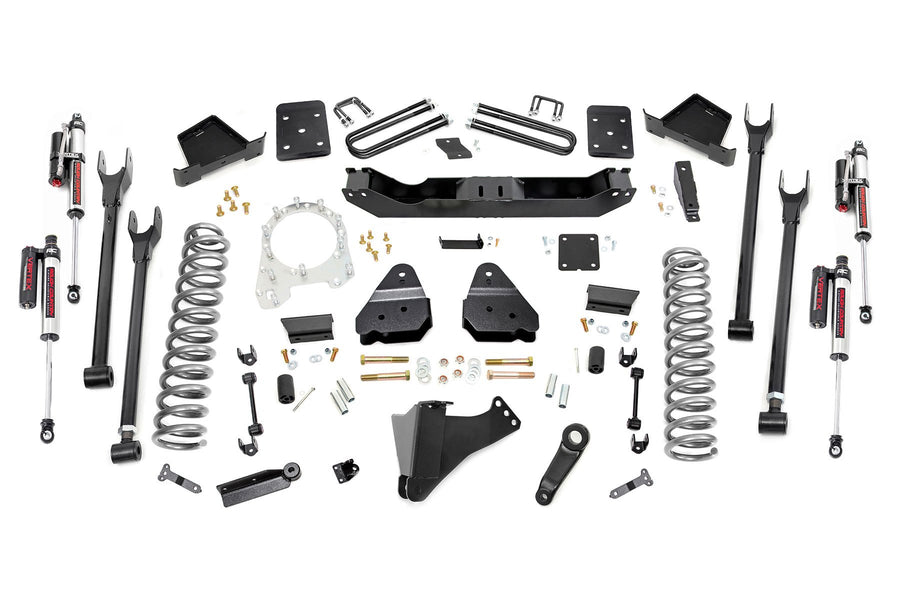 Rough Country - 6 Inch Lift Kit - Diesel - 4-Link - Vertex - Ford F-250/F-350 Super Duty (17-22)