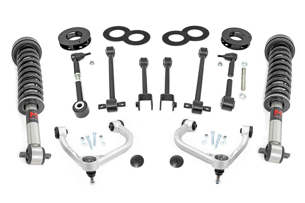 Rough Country - 3 Inch Lift Kit - UCA - M1 Struts - Ford Expedition 4WD (2018-2024)
