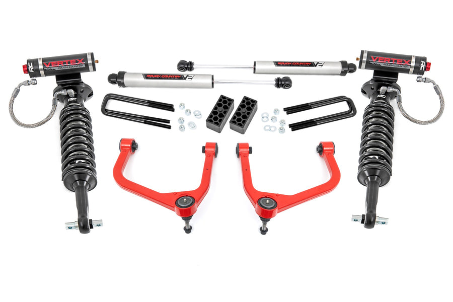 Rough Country - 3.5 Inch Lift Kit - Vertex/V2 - GMC Sierra 1500 2WD/4WD (2019-2025 & Classic)