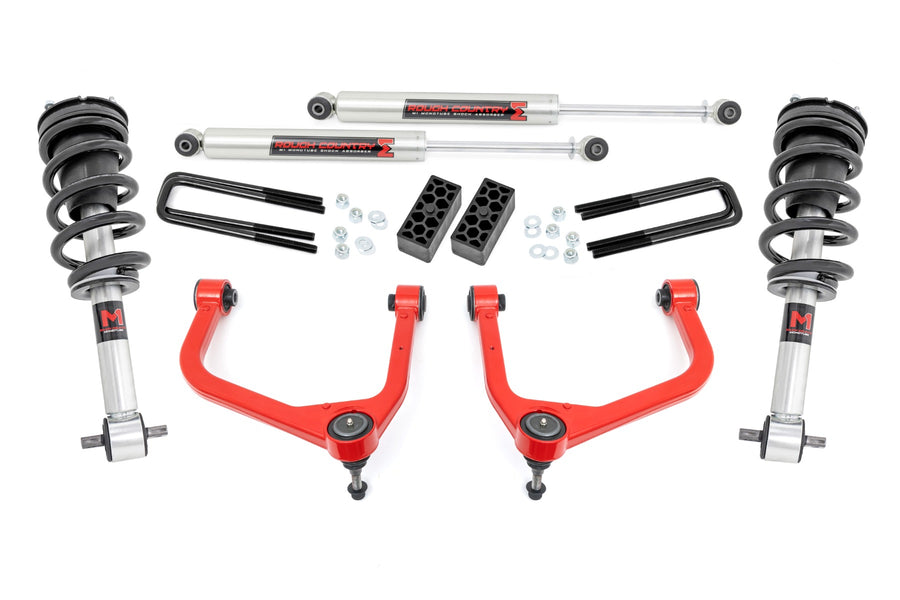 Rough Country - 3.5 Inch Lift Kit - M1 Struts/M1 - Chevy Silverado 1500 2WD/4WD (2019-2024 & Classic)