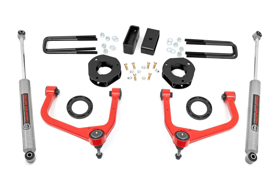 Rough Country - 3.5 Inch Lift Kit - GMC Sierra 1500 2WD/4WD (2019-2025 & Classic)