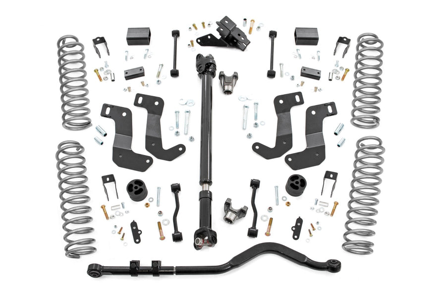 Rough Country - 3.5 Inch Lift Kit - C/A Drop - 4-Door - 392 - Jeep Wrangler Unlimited (24-25)
