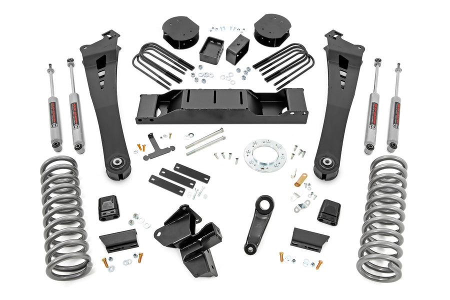 Rough Country - 5 Inch Lift Kit - Diesel - AISIN - Ram 3500 4WD (2019-2024)