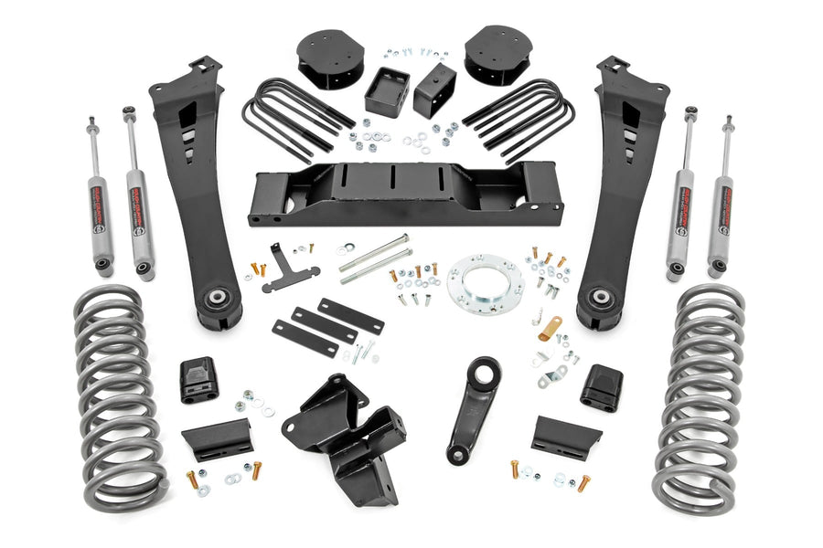 Rough Country - 5 Inch Lift Kit - DRW - OE Rear Air - Ram 3500 4WD (2020-2024)