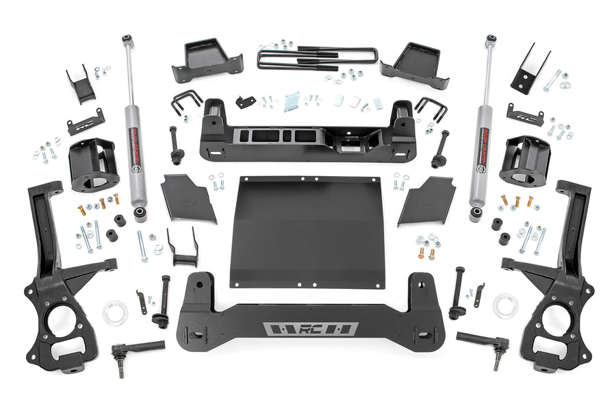 Rough Country - 4 Inch Lift Kit - Diesel - Chevy/GMC Sierra 1500 (19-24)/Silverado 1500 (19-24)