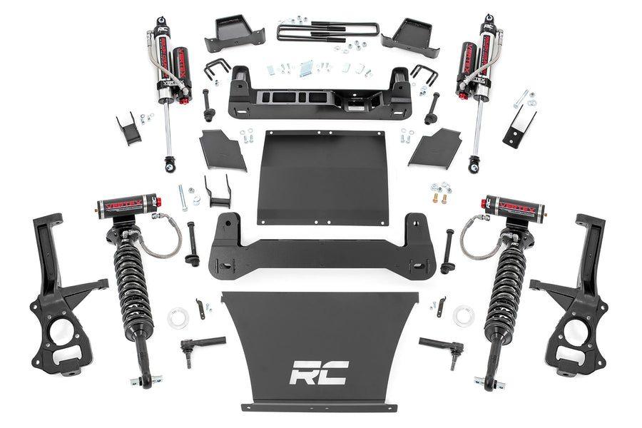 Rough Country - 4 Inch Lift Kit - AT4/Trailboss - Vertex - Chevy/GMC Sierra 1500 (19-24)/Silverado 1500 (19-24)