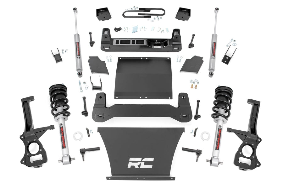 Rough Country - 6 Inch Lift Kit -Mono Leaf Rear - N3 Struts - GMC Sierra 1500 2WD/4WD (2025)