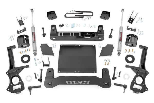 Rough Country - 6 Inch Lift Kit - Mono Leaf Rear - Diesel - GMC Sierra 1500 2WD/4WD (2025)