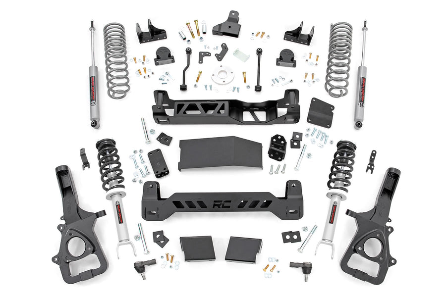 Rough Country - 6 Inch Lift Kit - 22XL - N3 Struts - Dual Rate Coils - Ram 1500 4WD (19-24)