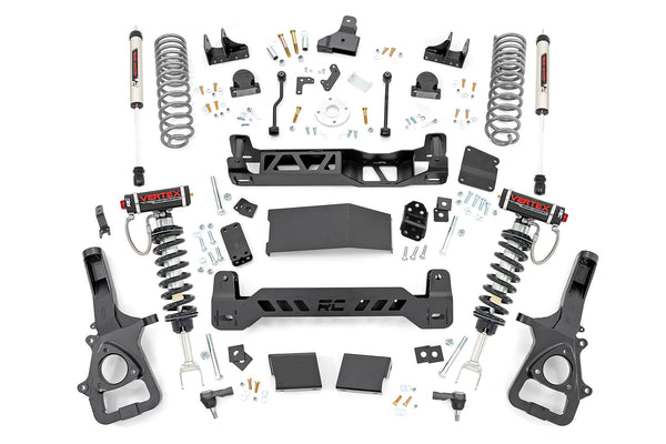Rough Country - 6 Inch Lift Kit - Vertex/V2 - Dual Rate Coils - Ram 1500 4WD (2019-2024)