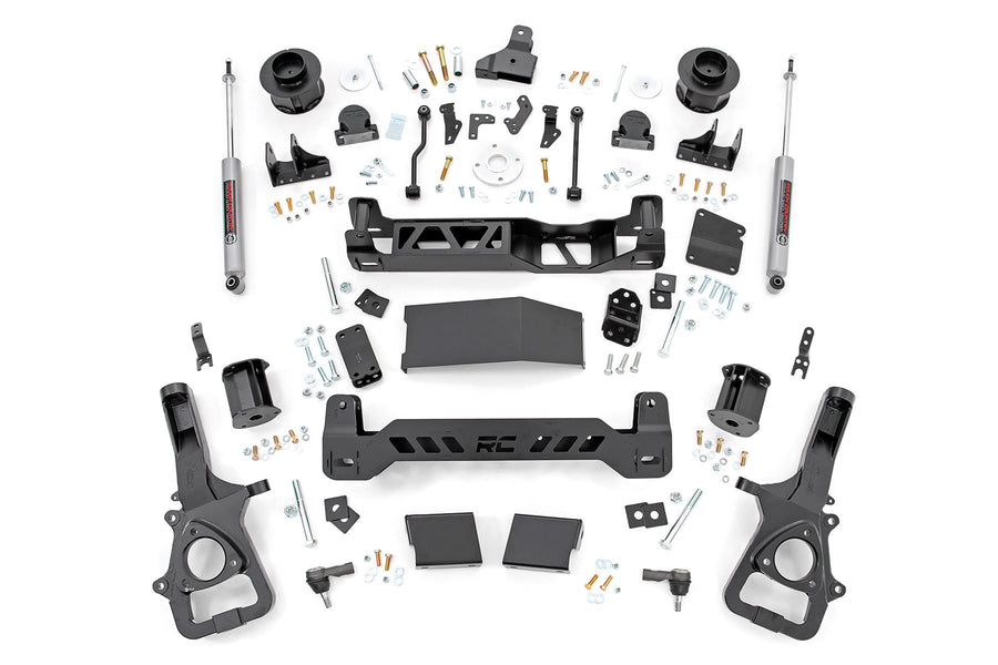 Rough Country - 5 Inch Lift Kit - Air Ride - Ram 1500 4WD (2019-2024)