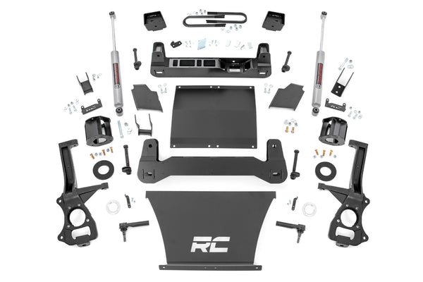 Rough Country - 6 Inch Lift Kit - Mono Leaf Rear - N3 - GMC Sierra 1500 2WD/4WD (2019-2024 & Classic)